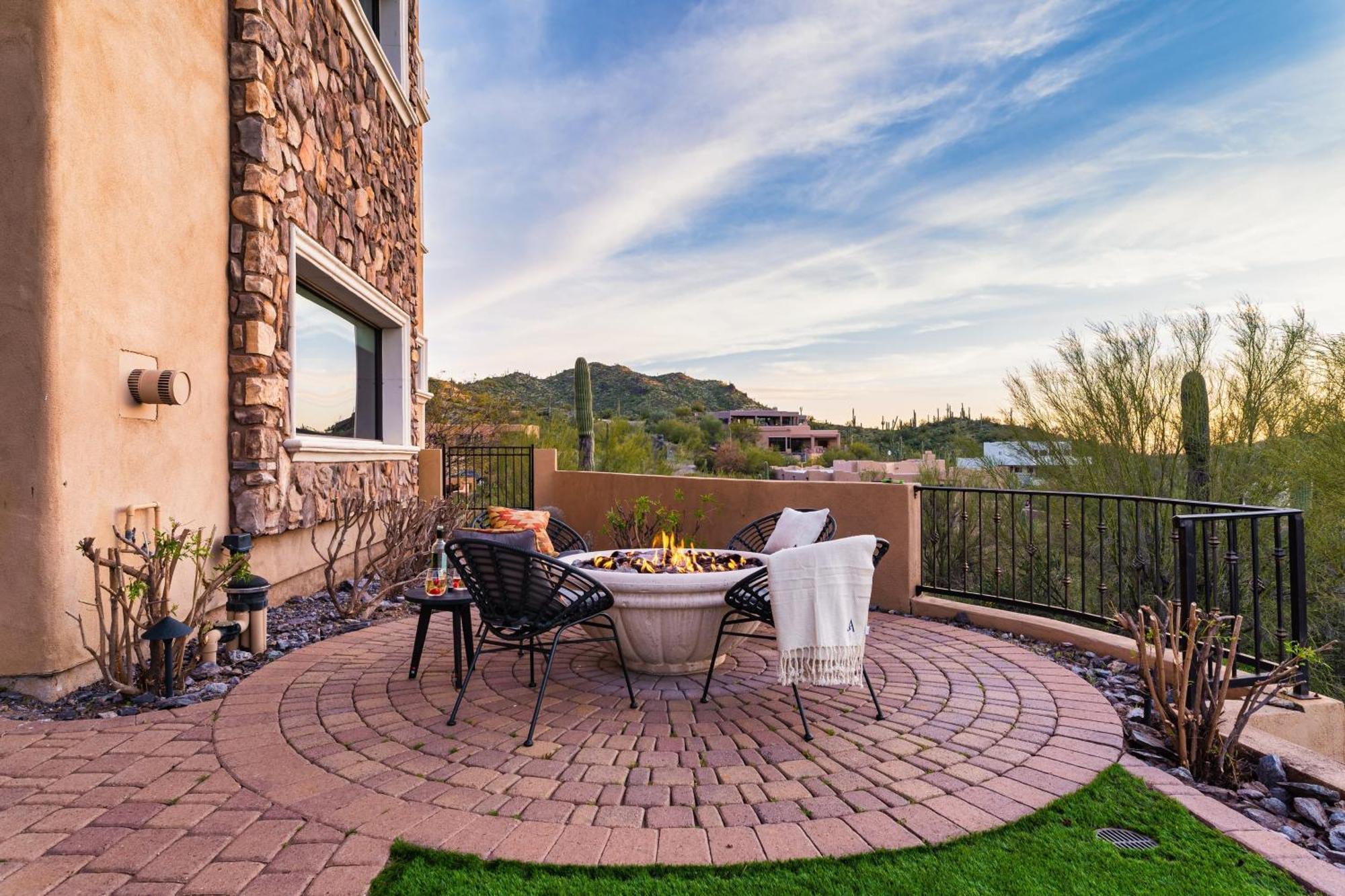 Sunbeam By Avantstay Elegant Private Desert Home W Infinity Pool Spa View Cave Creek Buitenkant foto