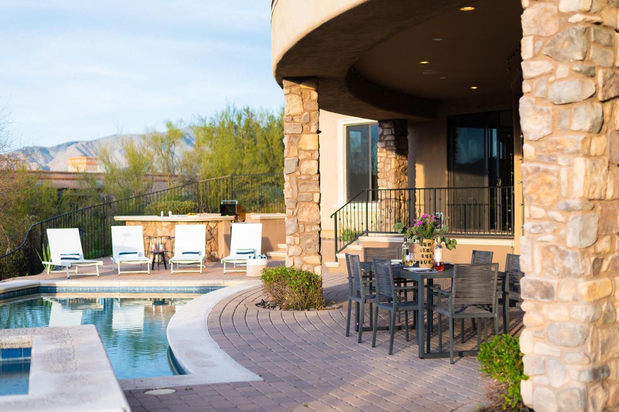 Sunbeam By Avantstay Elegant Private Desert Home W Infinity Pool Spa View Cave Creek Buitenkant foto