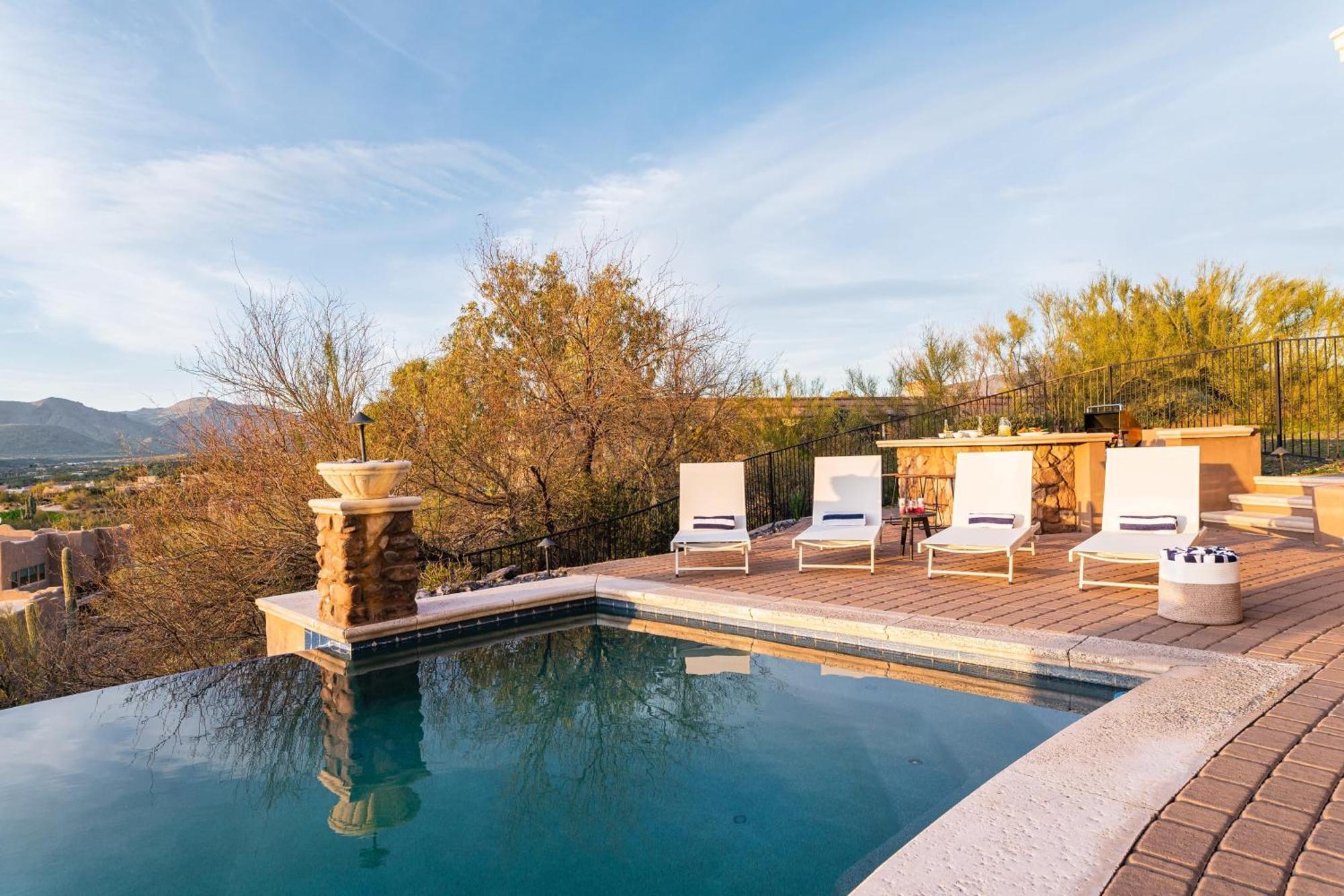 Sunbeam By Avantstay Elegant Private Desert Home W Infinity Pool Spa View Cave Creek Buitenkant foto