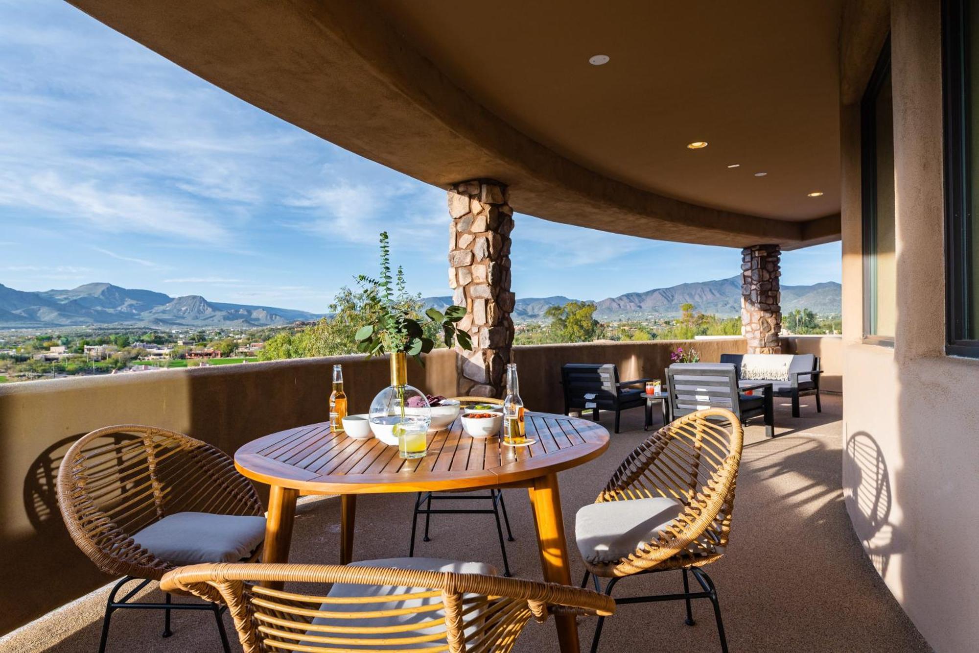 Sunbeam By Avantstay Elegant Private Desert Home W Infinity Pool Spa View Cave Creek Buitenkant foto