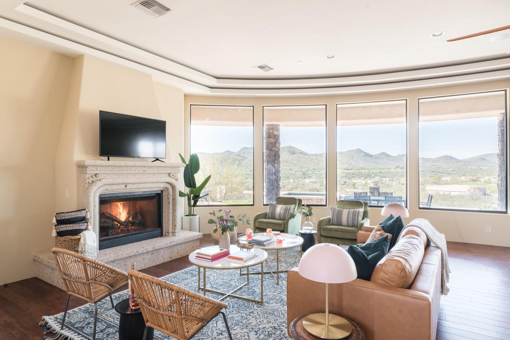 Sunbeam By Avantstay Elegant Private Desert Home W Infinity Pool Spa View Cave Creek Buitenkant foto